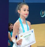 В Баку состоялась церемония награждения призеров XXIII Чемпионата и Первенства Баку по художественной гимнастике(ФОТО)