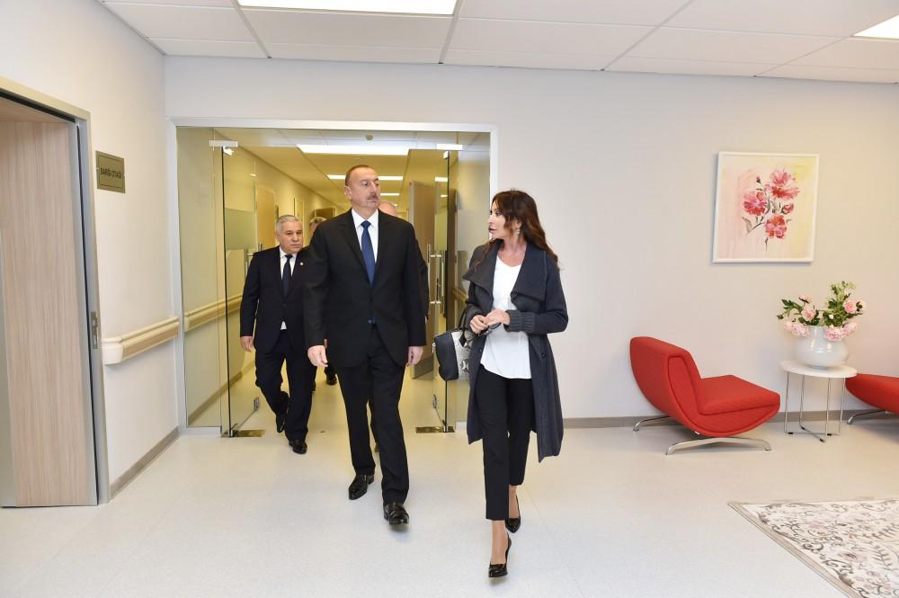 President Ilham Aliyev viewed newly renovated Zardab District Central Hospital (PHOTO)