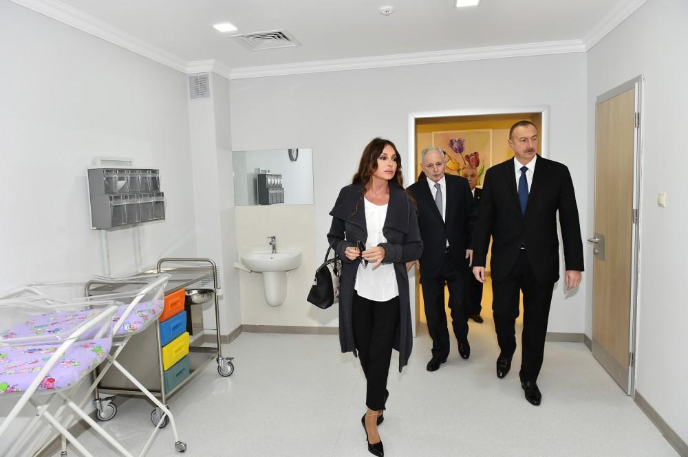 President Ilham Aliyev viewed newly renovated Zardab District Central Hospital (PHOTO)