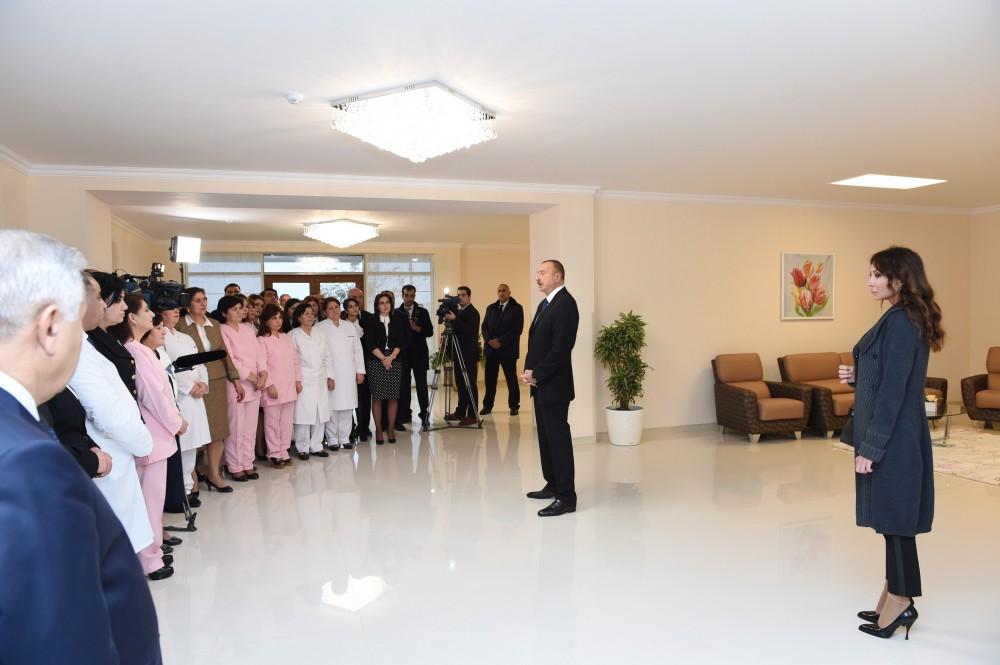 President Ilham Aliyev viewed newly renovated Zardab District Central Hospital (PHOTO)