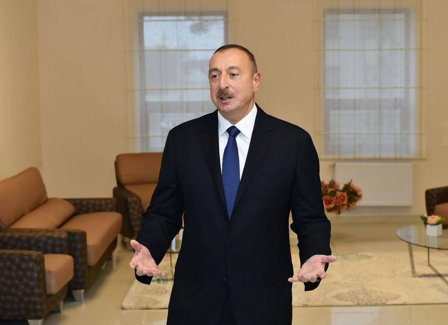 President Ilham Aliyev viewed newly renovated Zardab District Central Hospital (PHOTO)
