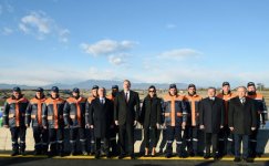 President Aliyev attends opening of new bridge over Tartar River (PHOTO)