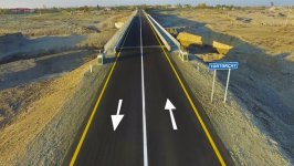 President Aliyev attends opening of new bridge over Tartar River (PHOTO)