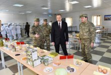 Президент  Азербайджана, Верховный главнокомандующий ВС Ильхам Алиев принял участие в открытии N-ской воинской  части в Тертере (ФОТО)