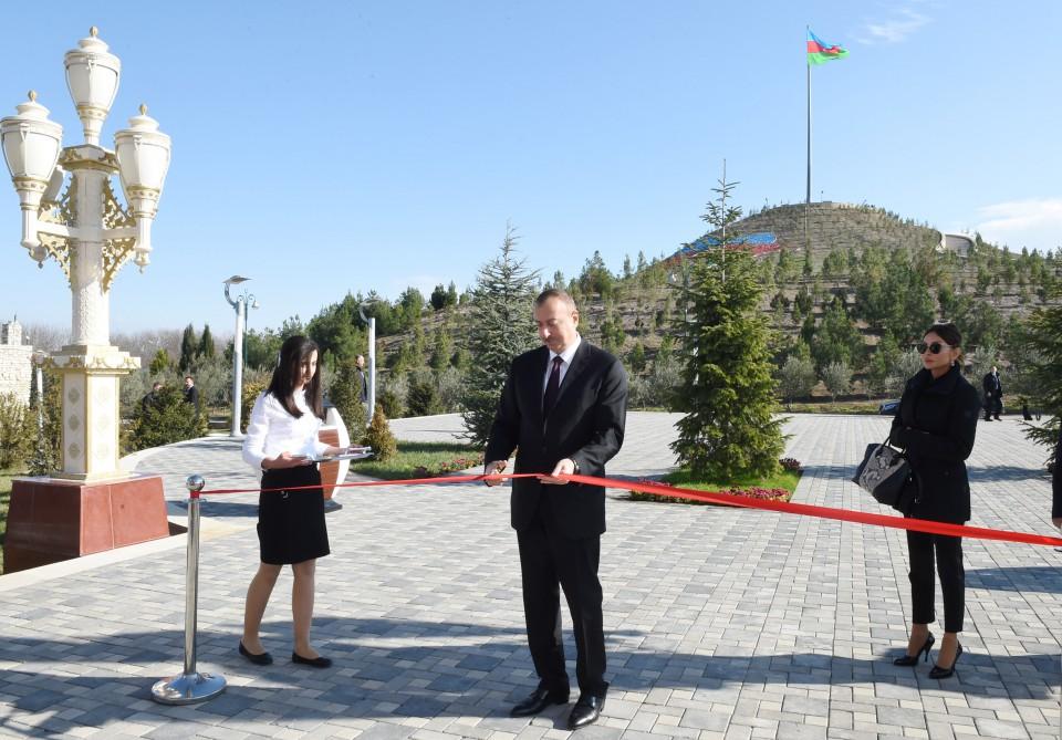 President Aliyev inaugurates Flag Museum in Aghdam district (PHOTO)