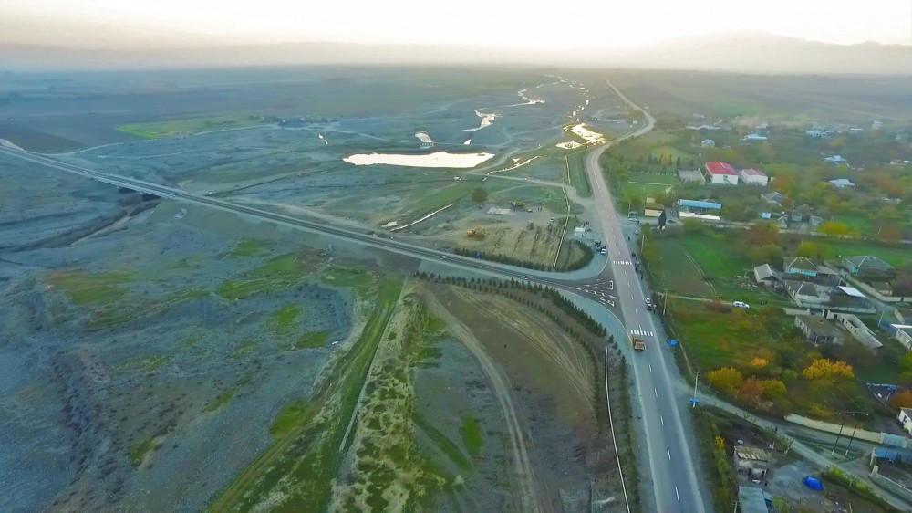 President Aliyev attends opening of new bridge over Tartar River (PHOTO)
