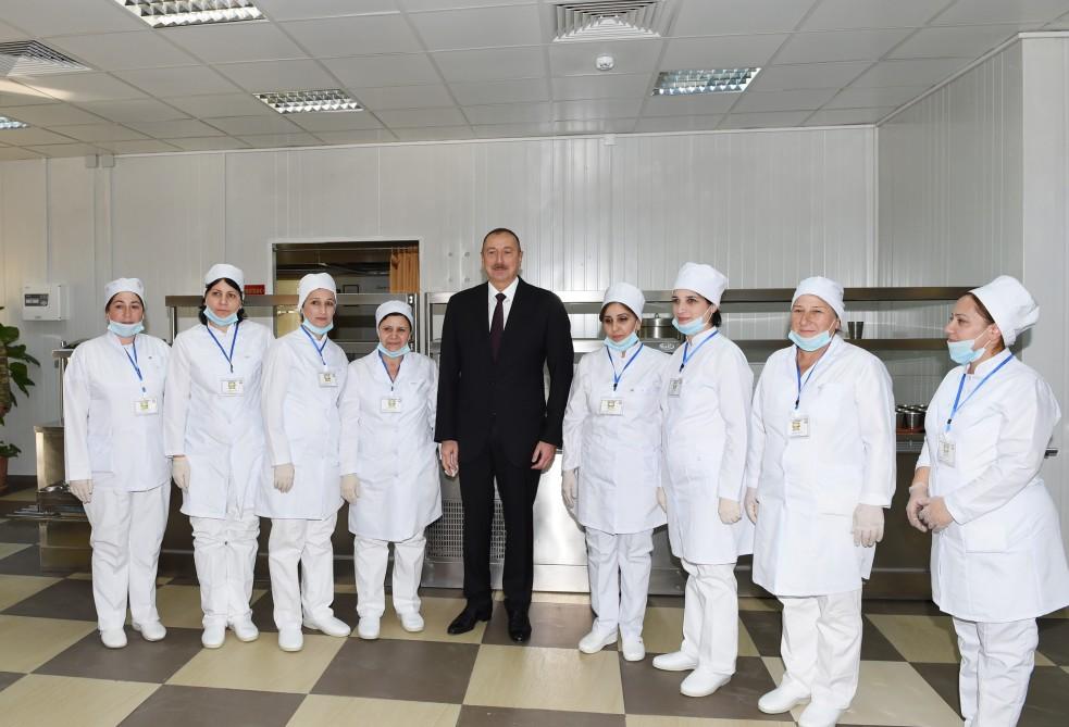 Президент  Азербайджана, Верховный главнокомандующий ВС Ильхам Алиев принял участие в открытии N-ской воинской  части в Тертере (ФОТО)