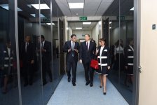 Президент  Азербайджана и его супруга приняли участие в открытии Регионального DATA-центра и Международного коммутационного центра (ФОТО)