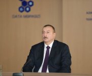 Президент  Азербайджана и его супруга приняли участие в открытии Регионального DATA-центра и Международного коммутационного центра (ФОТО)