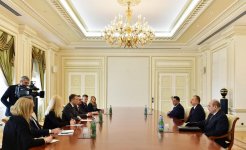 Ilham Aliyev meets delegation led by Serbian interior minister (PHOTO)