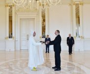 Президент Азербайджана принял верительные грамоты послов Кубы и Марокко (версия 3) (ФОТО)