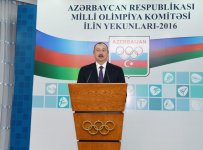 Ilham Aliyev attends event dedicated to sport results of 2016 (PHOTO)