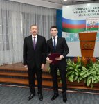 Ilham Aliyev attends event dedicated to sport results of 2016 (PHOTO)