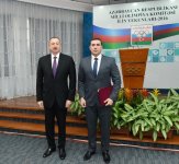 Ilham Aliyev attends event dedicated to sport results of 2016 (PHOTO)