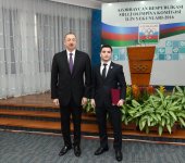 Ilham Aliyev attends event dedicated to sport results of 2016 (PHOTO)