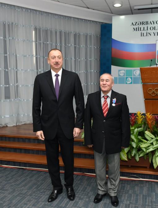 Ilham Aliyev attends event dedicated to sport results of 2016 (PHOTO)