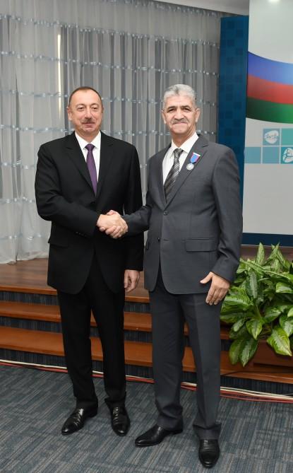 Ilham Aliyev attends event dedicated to sport results of 2016 (PHOTO)