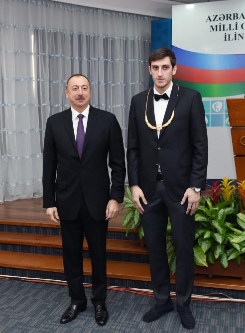 Ilham Aliyev attends event dedicated to sport results of 2016 (PHOTO)