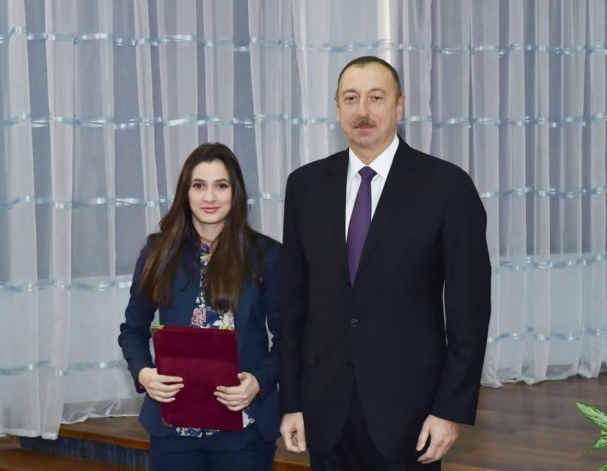 Ilham Aliyev attends event dedicated to sport results of 2016 (PHOTO)