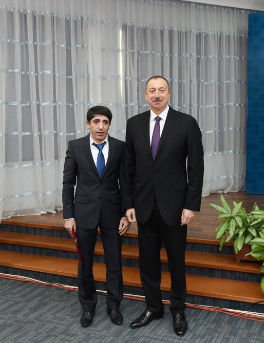 Ilham Aliyev attends event dedicated to sport results of 2016 (PHOTO)
