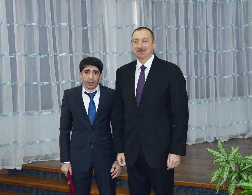 Ilham Aliyev attends event dedicated to sport results of 2016 (PHOTO)