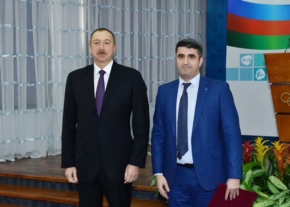 Ilham Aliyev attends event dedicated to sport results of 2016 (PHOTO)