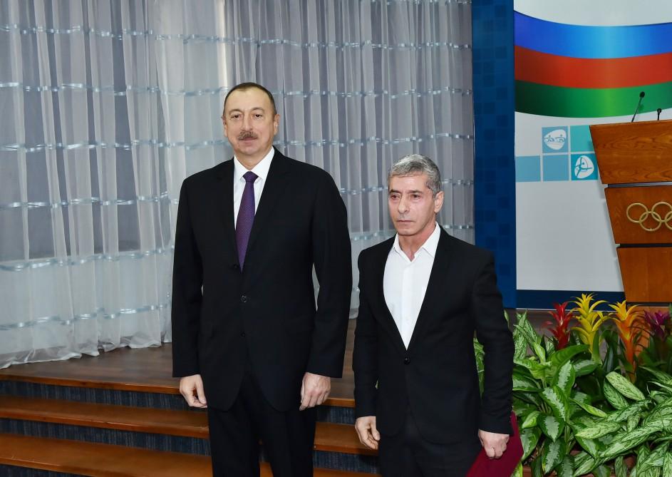 Ilham Aliyev attends event dedicated to sport results of 2016 (PHOTO)