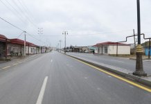 Ilham Aliyev, his spouse view reconstructed street in Bina area (PHOTO)