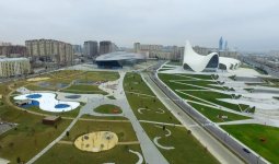 Ilham Aliyev, his spouse open new park in Baku  (PHOTO)