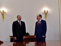 Президент Ильхам Алиев: В наших межгосударственных отношениях сотрудничество с Дагестаном всегда имеет особое значение (ФОТО)