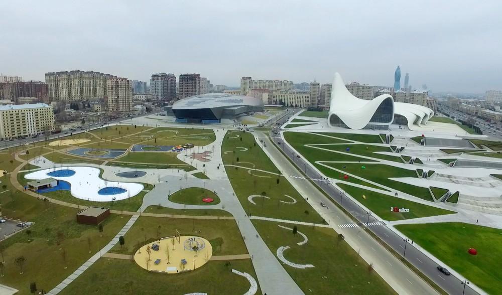 Ilham Aliyev, his spouse open new park in Baku  (PHOTO)