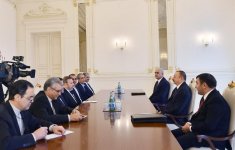 Ilham Aliyev receives Iranian ICT minister