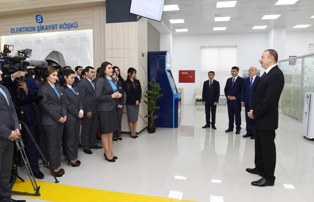 Ilham Aliyev attends opening of "ASAN Kommunal" Center in Baku  (PHOTO)