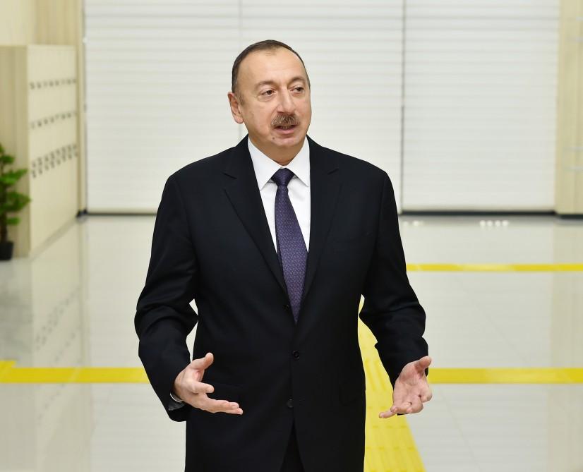 Ilham Aliyev attends opening of "ASAN Kommunal" Center in Baku  (PHOTO)