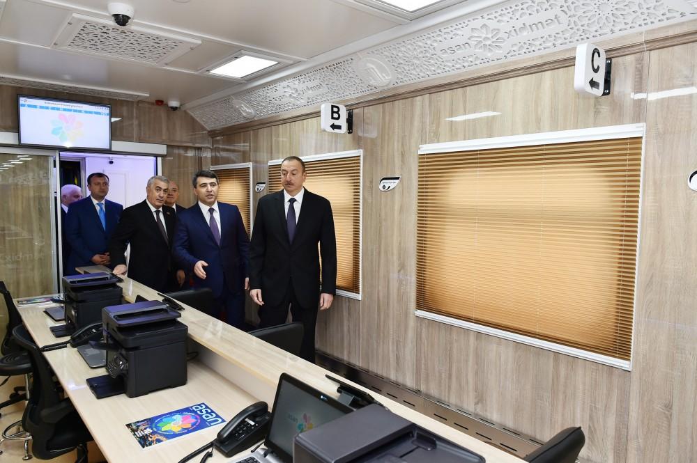 Ilham Aliyev attends opening of "ASAN Kommunal" Center in Baku  (PHOTO)