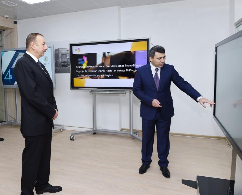 Ilham Aliyev attends opening of "ASAN Kommunal" Center in Baku  (PHOTO)