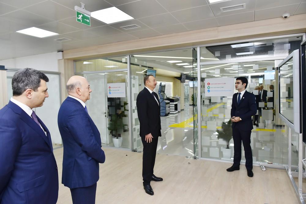 Ilham Aliyev attends opening of "ASAN Kommunal" Center in Baku  (PHOTO)