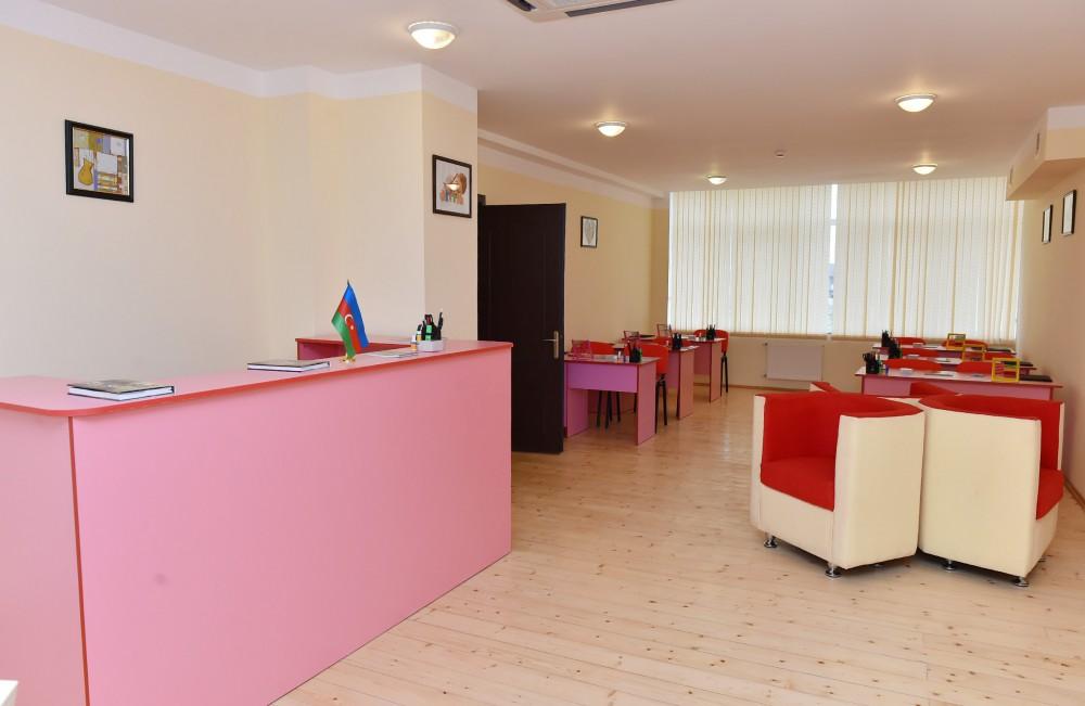 Ilham Aliyev, his spouse attend opening of social rehabilitation centers in Zabrat district (PHOTO)