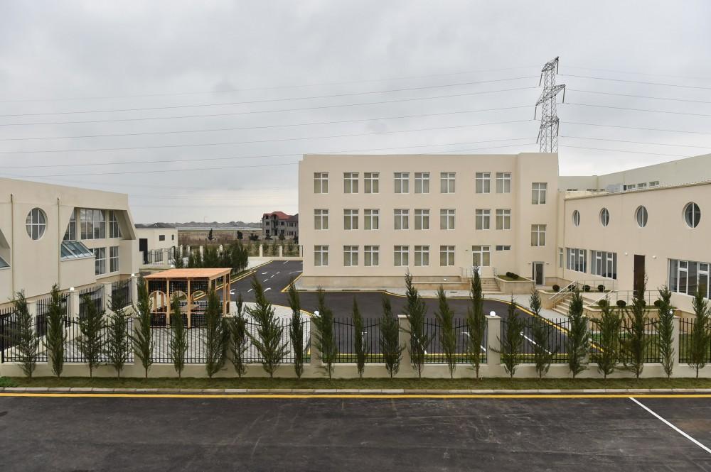Ilham Aliyev, his spouse attend opening of social rehabilitation centers in Zabrat district (PHOTO)