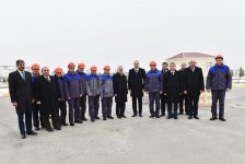 Президент Ильхам Алиев принял участие в церемонии запуска систем снабжения питьевой водой и канализации в Джульфе (ФОТО)