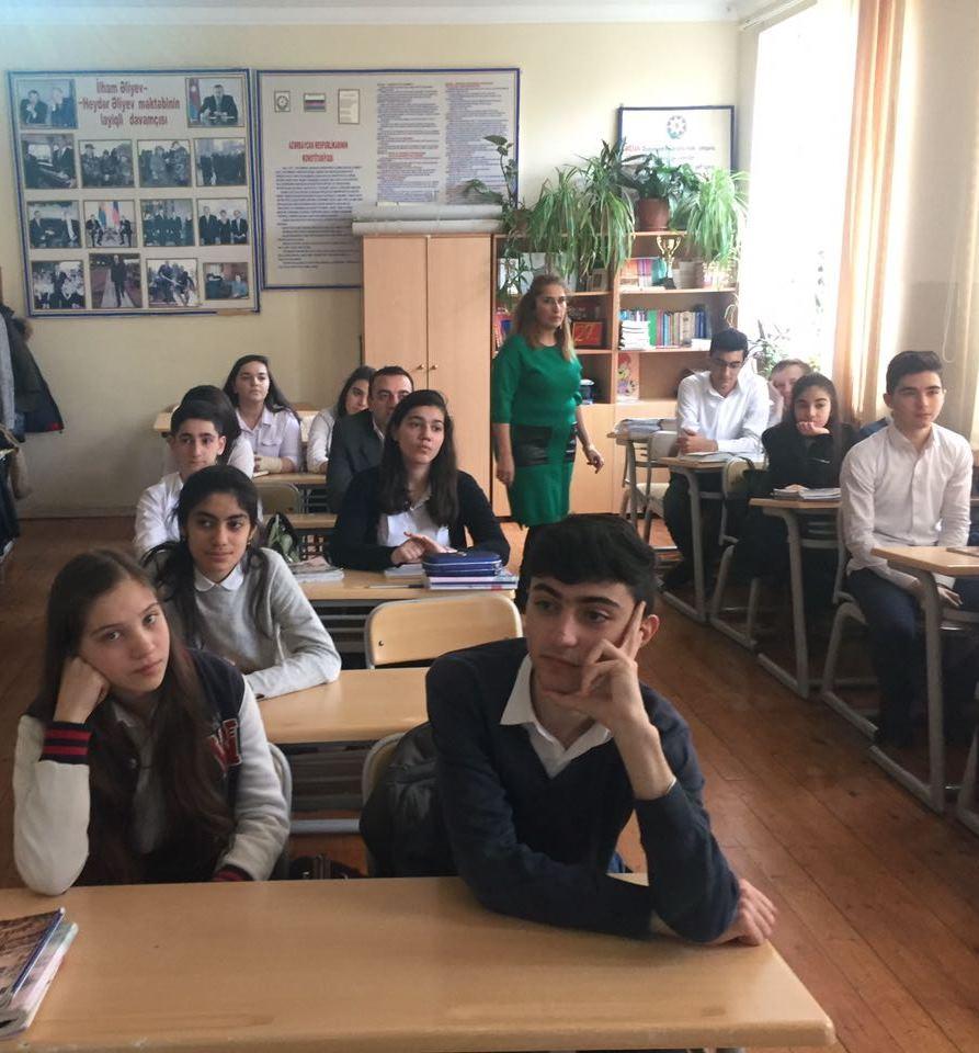 "Утро в сосновом лесу" для бакинских школьников (ФОТО)