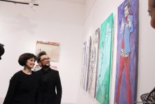 В Баку открылась оригинальная выставка Ирины Эльдаровой "Мужчина как Бренд" (ФОТО)