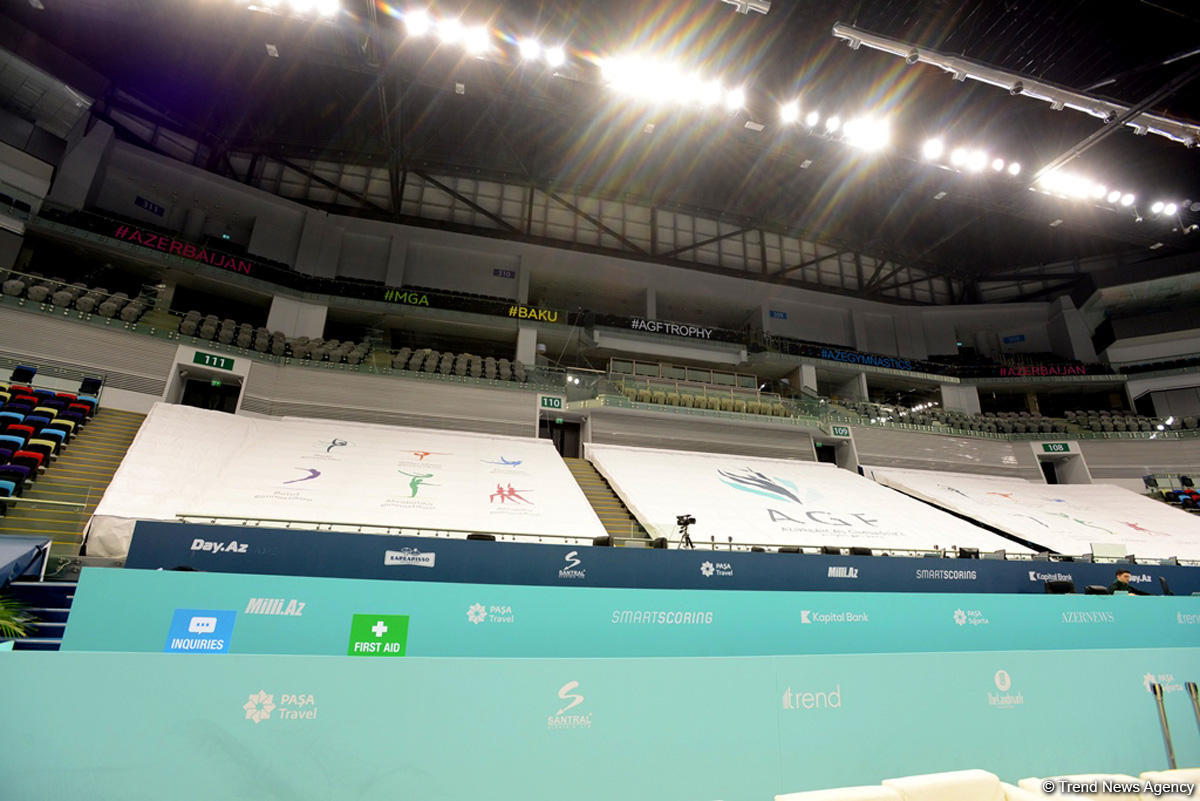 Baku preparing for FIG World Cup in Trampoline Gymnastics and Tumbling (PHOTO)