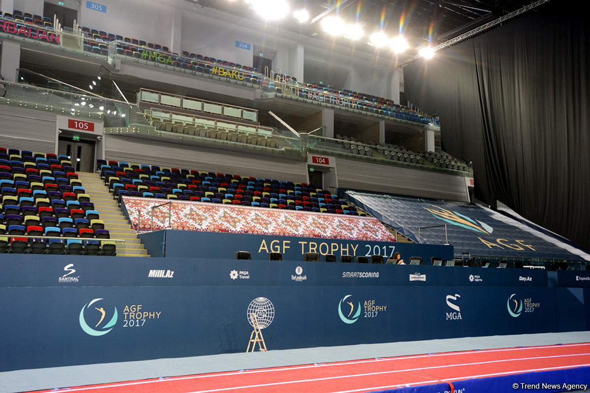 Baku preparing for FIG World Cup in Trampoline Gymnastics and Tumbling (PHOTO)