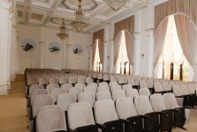 Ilham Aliyev, his spouse view conditions created at administrative building of Azerbaijan Railways CJSC (PHOTO)