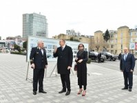 Ilham Aliyev, his spouse attend opening of newly renovated Baku Railway Station (PHOTO)