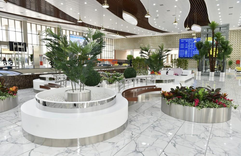 Ilham Aliyev, his spouse attend opening of newly renovated Baku Railway Station (PHOTO)