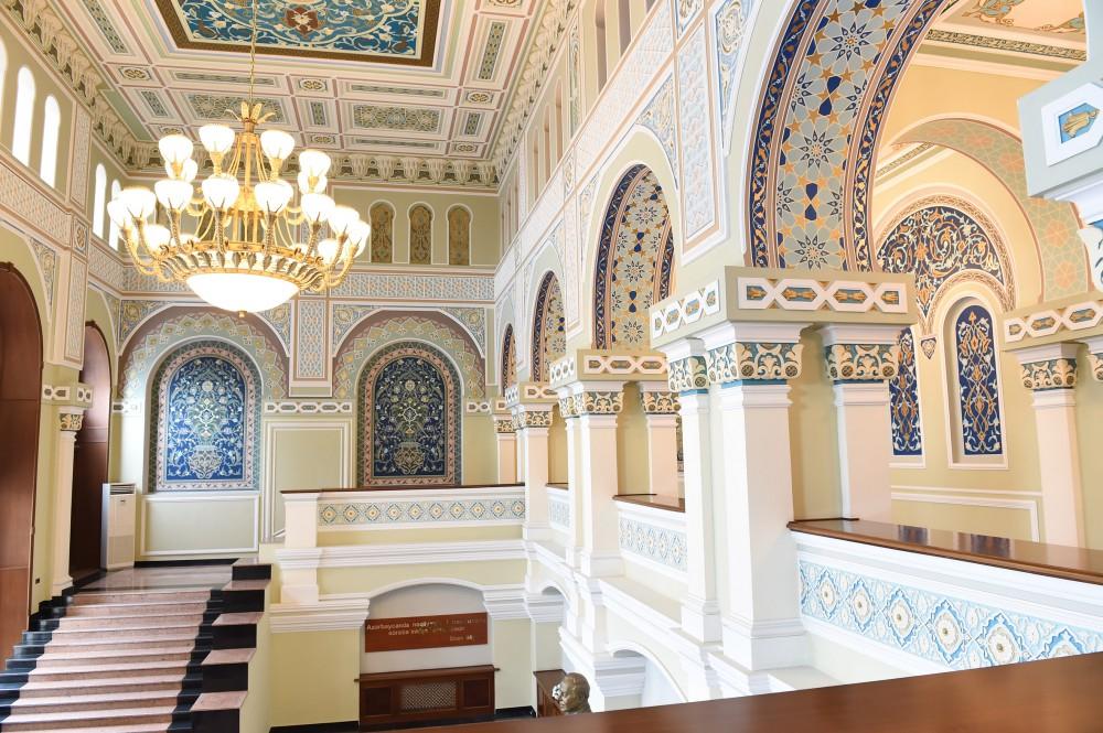 Ilham Aliyev, his spouse attend opening of newly renovated Baku Railway Station (PHOTO)