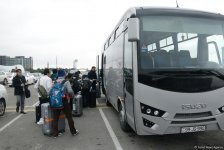 Делегация из Японии прибыла в Баку для участия в Кубке мира по прыжкам на батуте и тамблингу (ФОТОРЕПОРТАЖ)