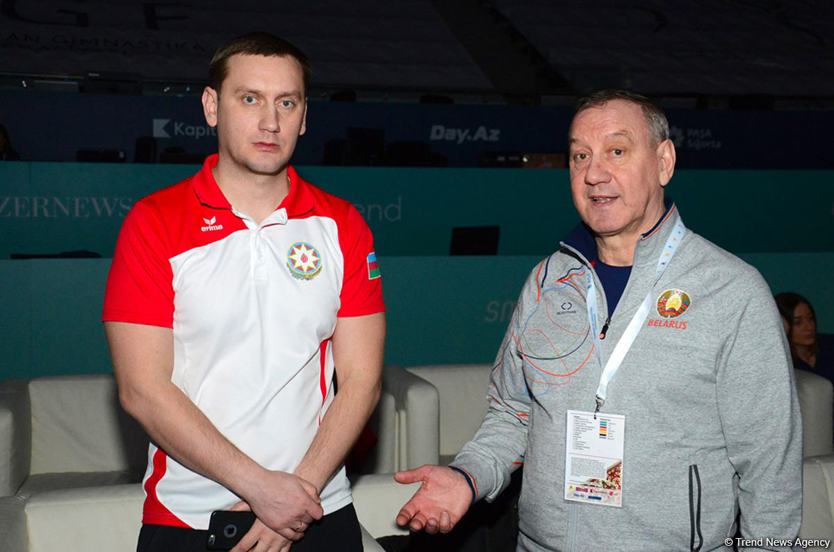 Training session for FIG World Cup in Baku (PHOTO)